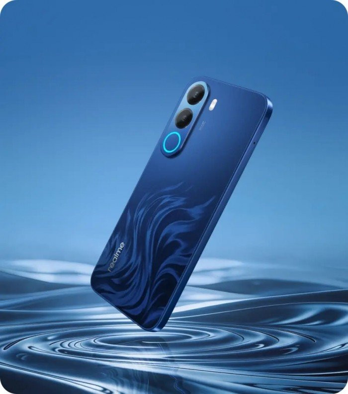 Cụm camera sau 50MP trên Realme C100x tích hợp các tính năng chỉnh sửa AI