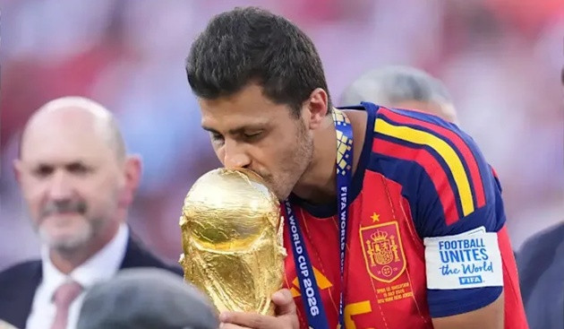 Rodri dẫn dắt ĐT Tây Ban Nha vô địch World Cup 2026