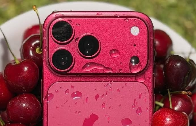 Mô hình iPhone 18 Pro Max với tùy chọn màu sắc mới Dark Cherry
