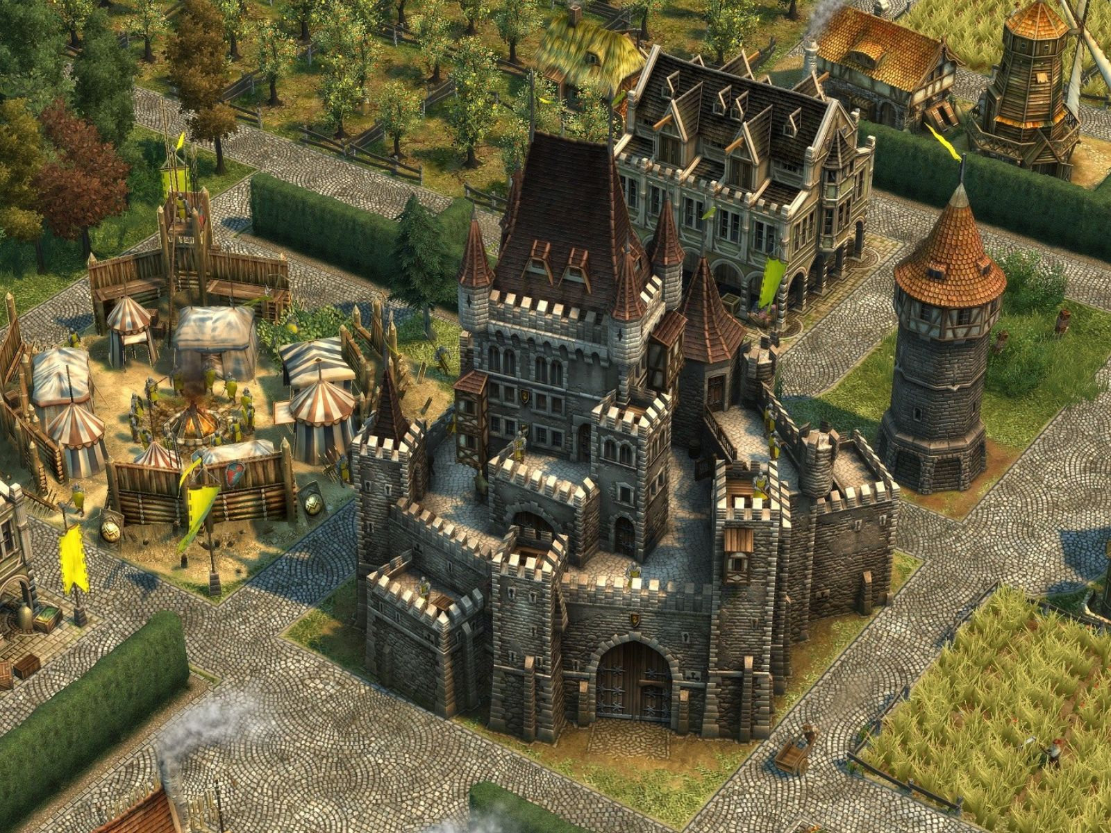Một lâu đài trong Anno 1404 - History Edition