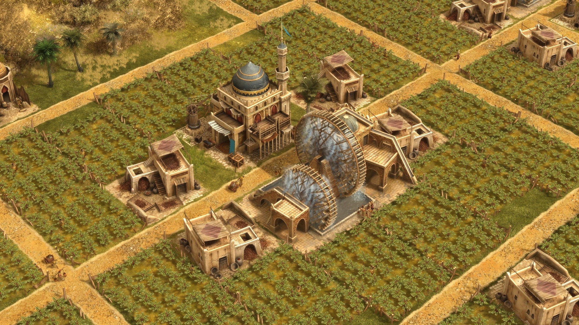 Khu vực nông trại trong Anno 1404 - History Edition
