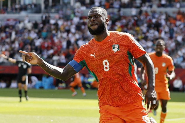 Kessie trong màu áo Bờ Biển Ngà tại World Cup 2026.