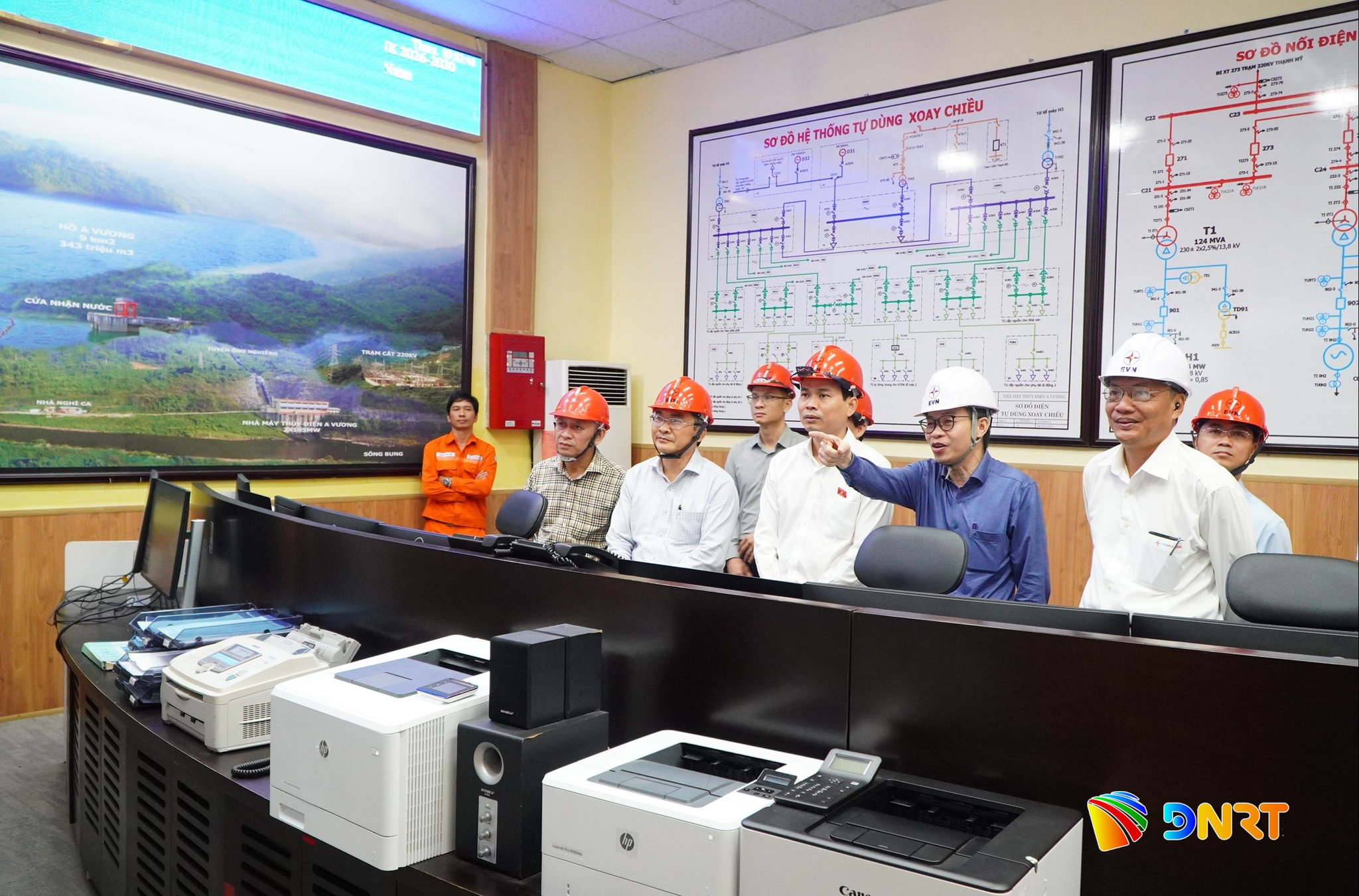Đoàn Đại biểu Quốc hội thành phố đến thăm, khảo sát thực tế tại Nhà máy thủy điện A Vương