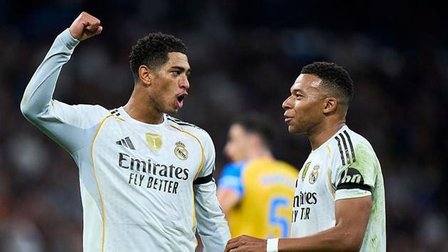 Hàng công Real Madrid với Mbappe, Vinicius và Bellingham