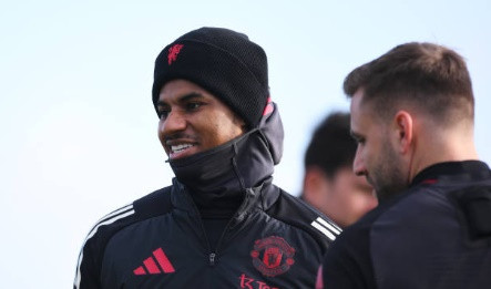 Marcus Rashford trong màu áo Manchester United
