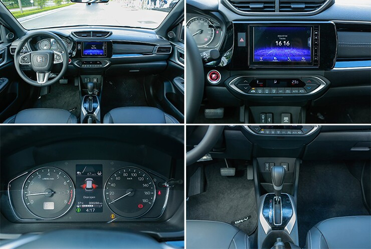 Không gian nội thất khoang lái Honda BR-V 2026