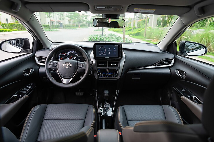 Nội thất Toyota Vios 2026 trang bị màn hình giải trí trung tâm