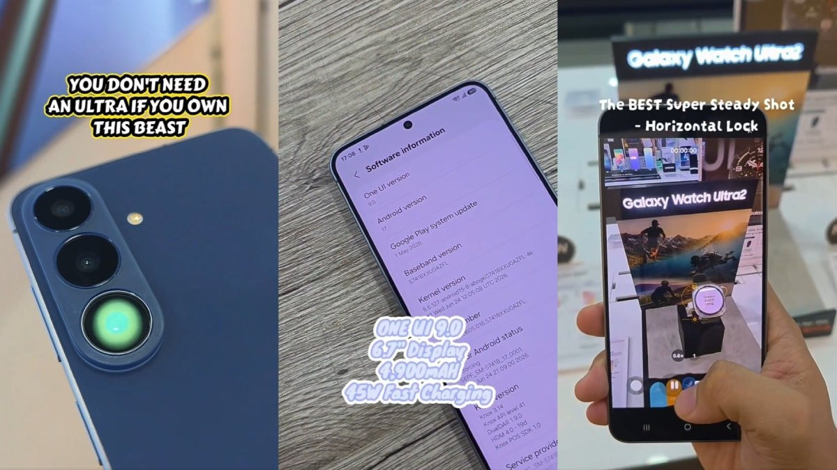 Galaxy S26 FE lộ video trải nghiệm thực tế