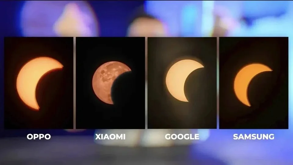 Tính năng Supermoon tự bổ sung chi tiết của Mặt Trăng vào ảnh chụp Mặt Trời