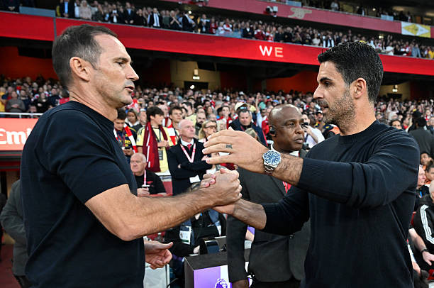 Mikel Arteta và các học trò dễ dàng áp đảo Coventry của Frank Lampard