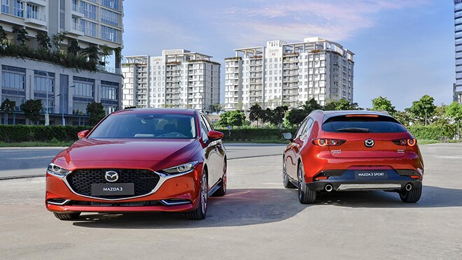 Đuôi xe Mazda3