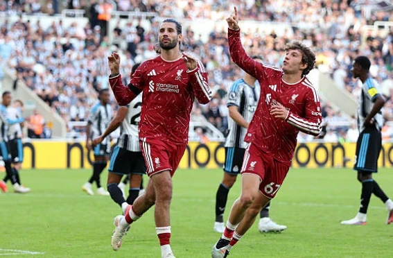 Liverpool hòa 2-2 Newcastle