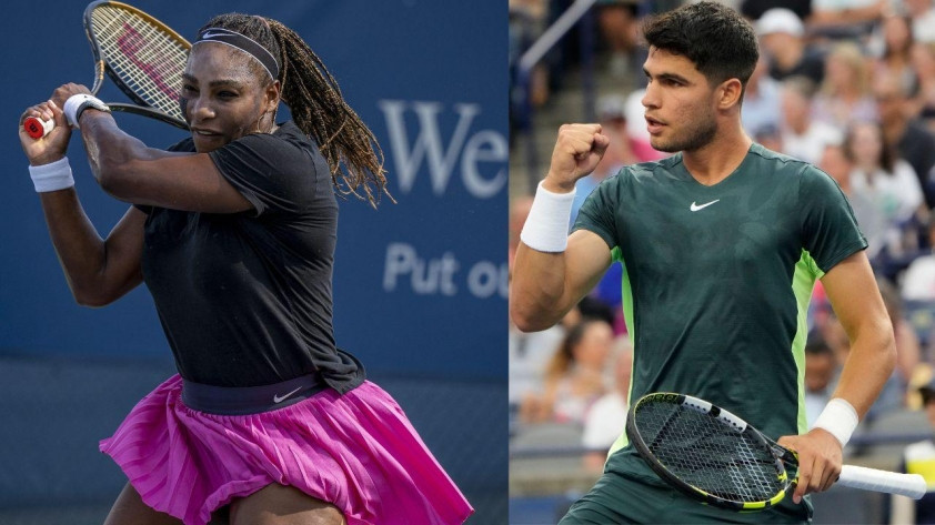 Carlos Alcaraz và Serena Williams