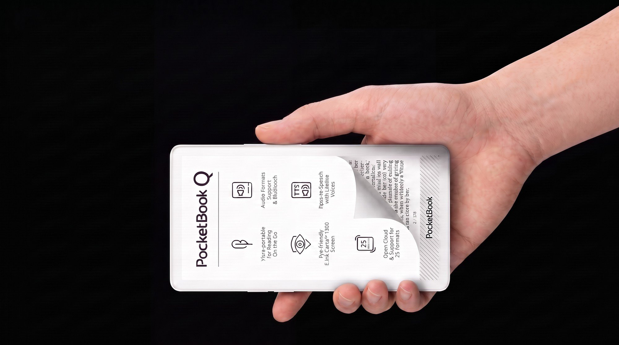 Máy đọc sách PocketBook Q sở hữu màn hình E Ink Carta 1300 nhỏ gọn