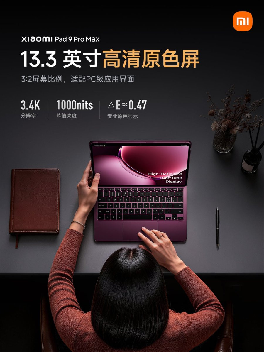 Giao diện hiển thị trên Xiaomi Pad 9 Pro Max