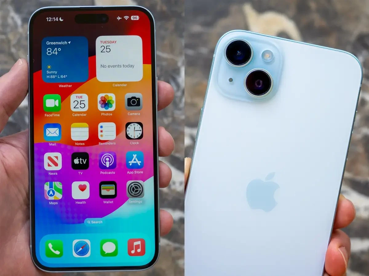 Chi tiet man hinh Super Retina XDR 6.7 inch tren iPhone 15 Plus