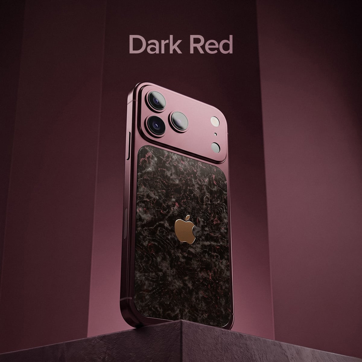 Cận cảnh chi tiết hoàn thiện thủ công trên iPhone 18 Pro Contrast Edition