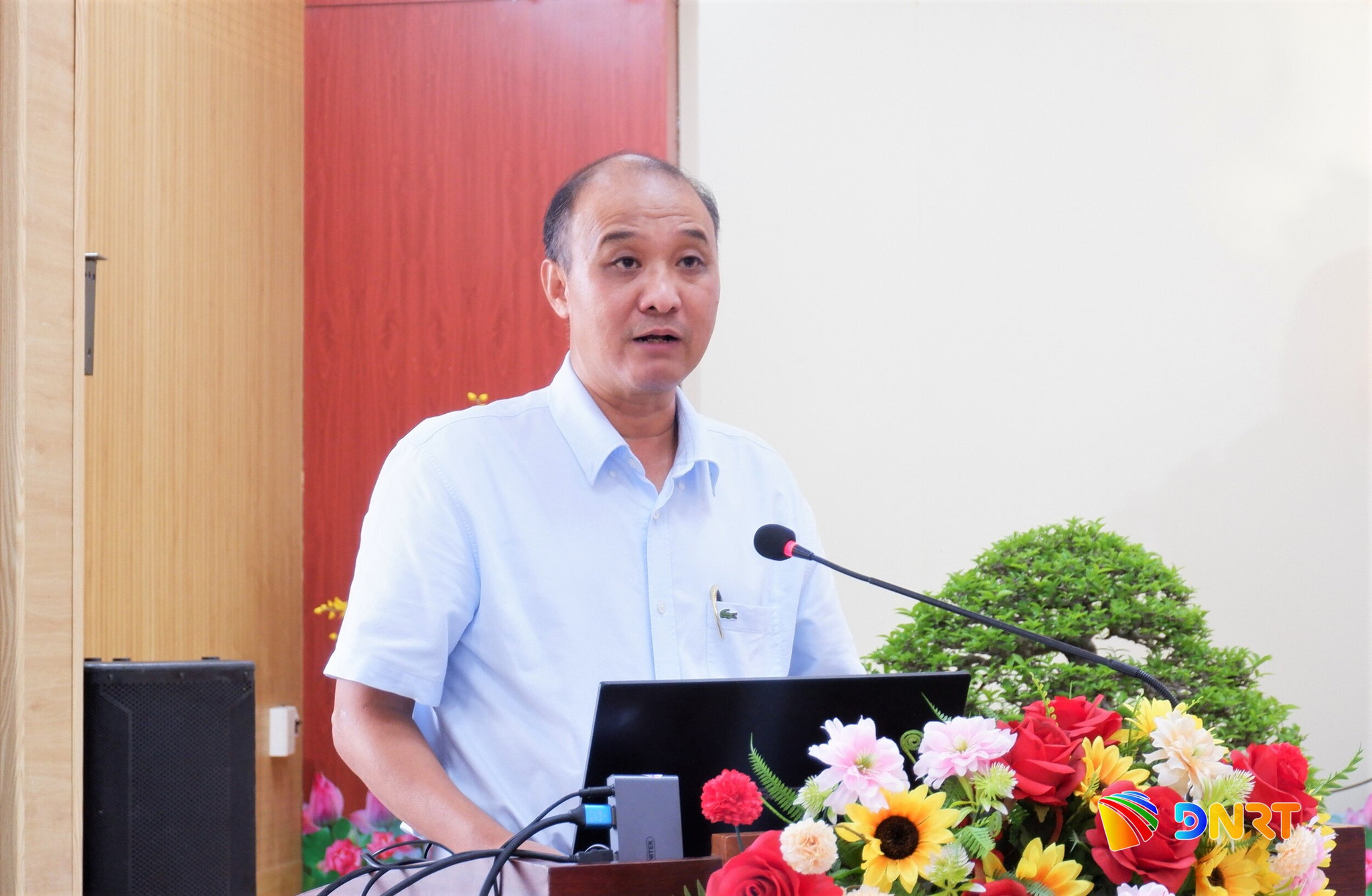 Phó Chủ tịch UBND thành phố Lê Quang Nam phát biểu tại hội thảo. Ảnh: TÂM ĐAN