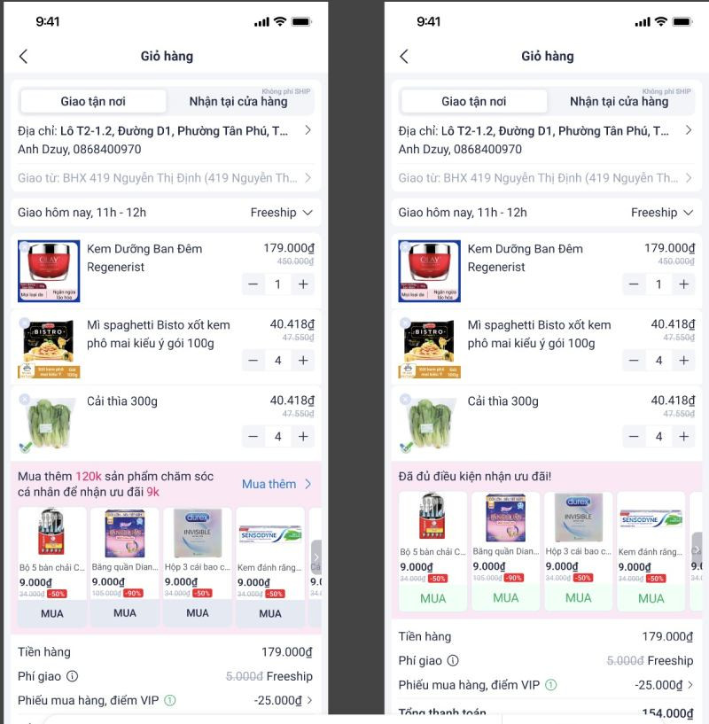Các bước săn deal mua kèm sản phẩm chỉ 9K trên Bách hóa XANH