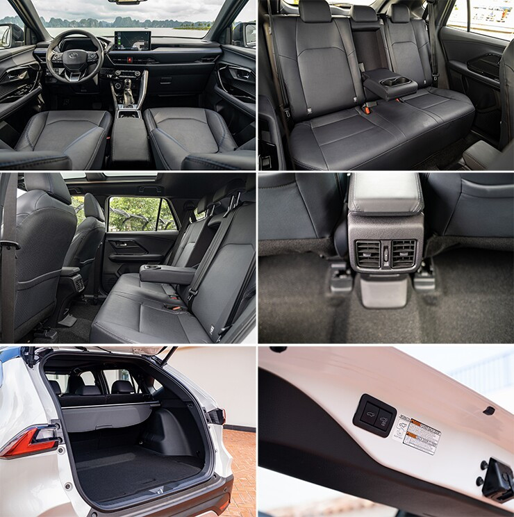 Khoang lái Toyota Yaris Cross với màn hình giải trí trung tâm 10,1 inch