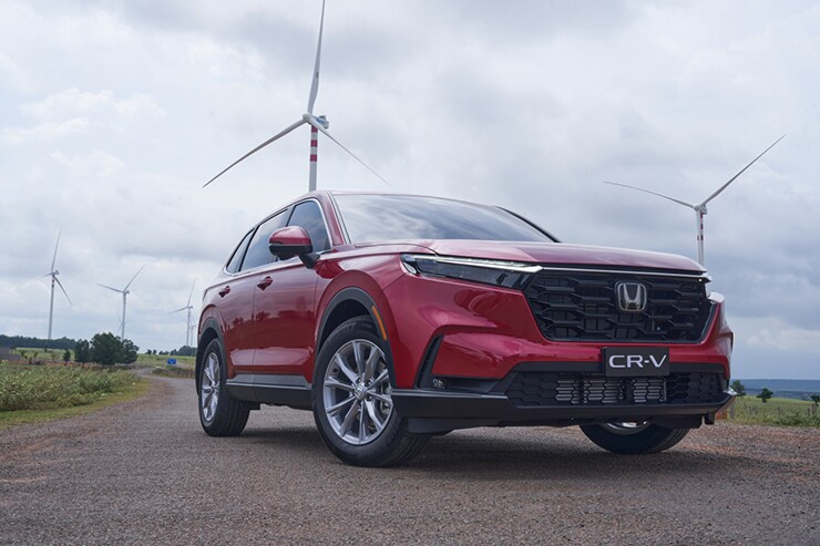 Màn hình hiển thị camera an toàn trên Honda CR-V