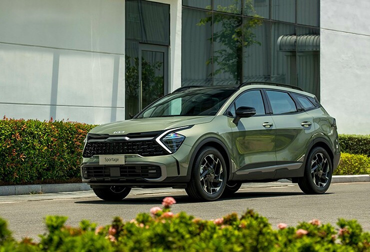 Đuôi xe KIA Sportage 2026 với cụm đèn LED sắc sảo