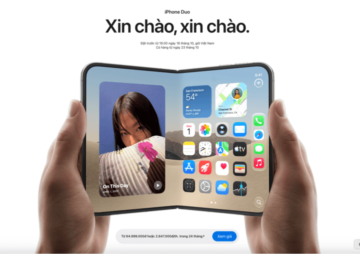 Cập nhật các chính sách và ưu đãi trước thềm mở đặt trước và mở bán iPhone Duo.