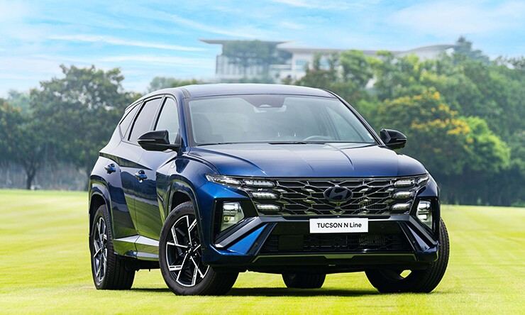 Thiết kế đuôi xe hiện đại của Hyundai Tucson