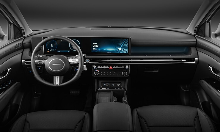 Khoang lái công nghệ trên Hyundai Tucson
