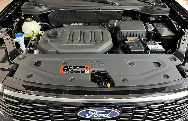Bệ cần số điện tử dạng núm xoay của Ford Territory