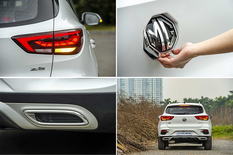 Thân xe và mâm hợp kim của MG ZS
