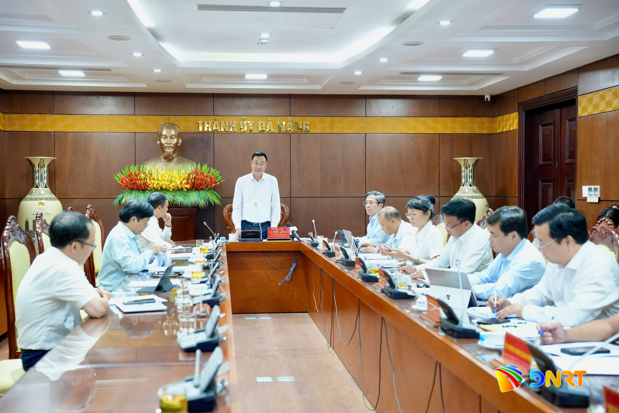 Quang cảnh buổi làm việc. Ảnh: T.CÔNG