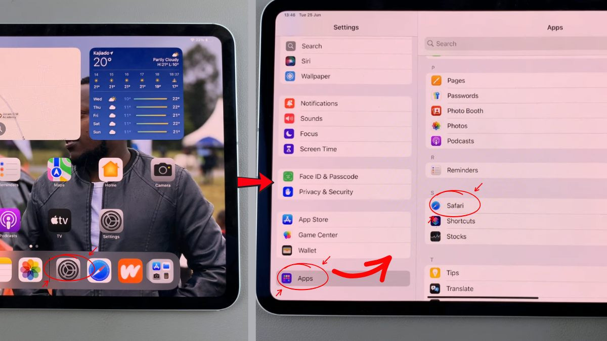 Sửa lỗi web không chạy JavaScript trên iPad bước 4