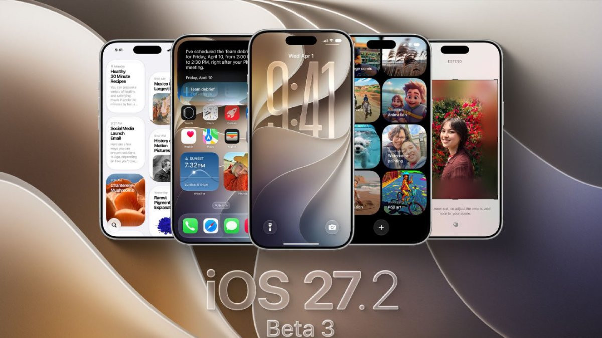 Apple phát hành iOS 27.2 beta 3