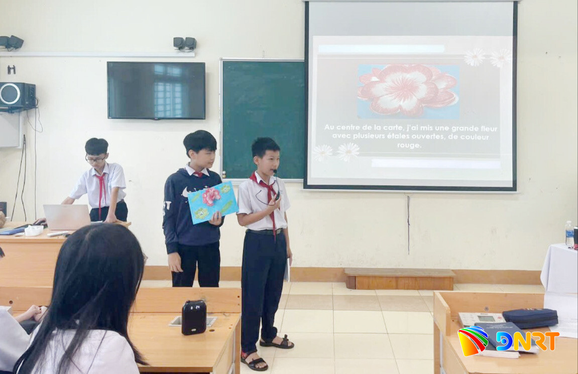 Cuộc thi hùng biện tiếng Pháp Trường THCS Nguyễn Huệ