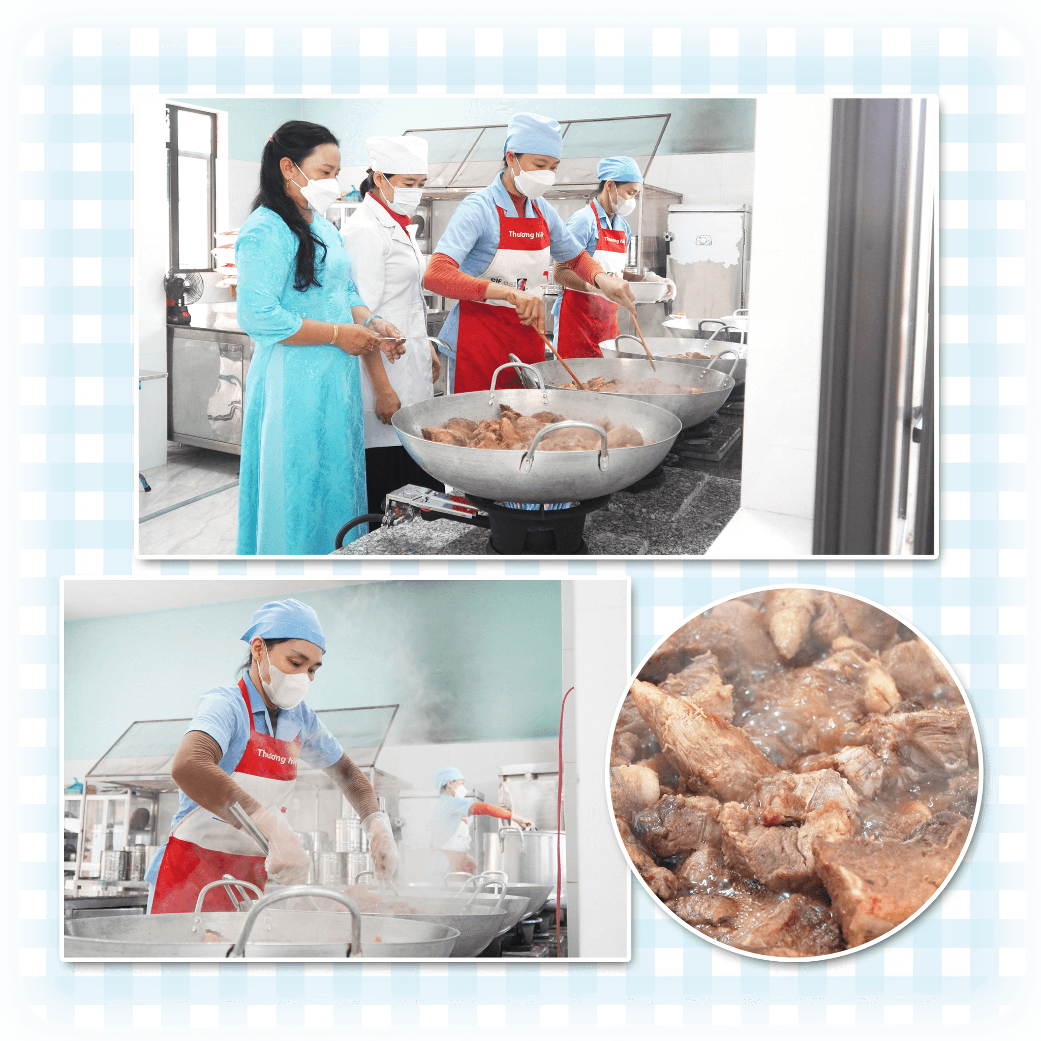Trường Tiểu học Ngô Quyền tổ chức bán trú cho học sinh vào ngày 17/9. Ảnh: PHAN VINH