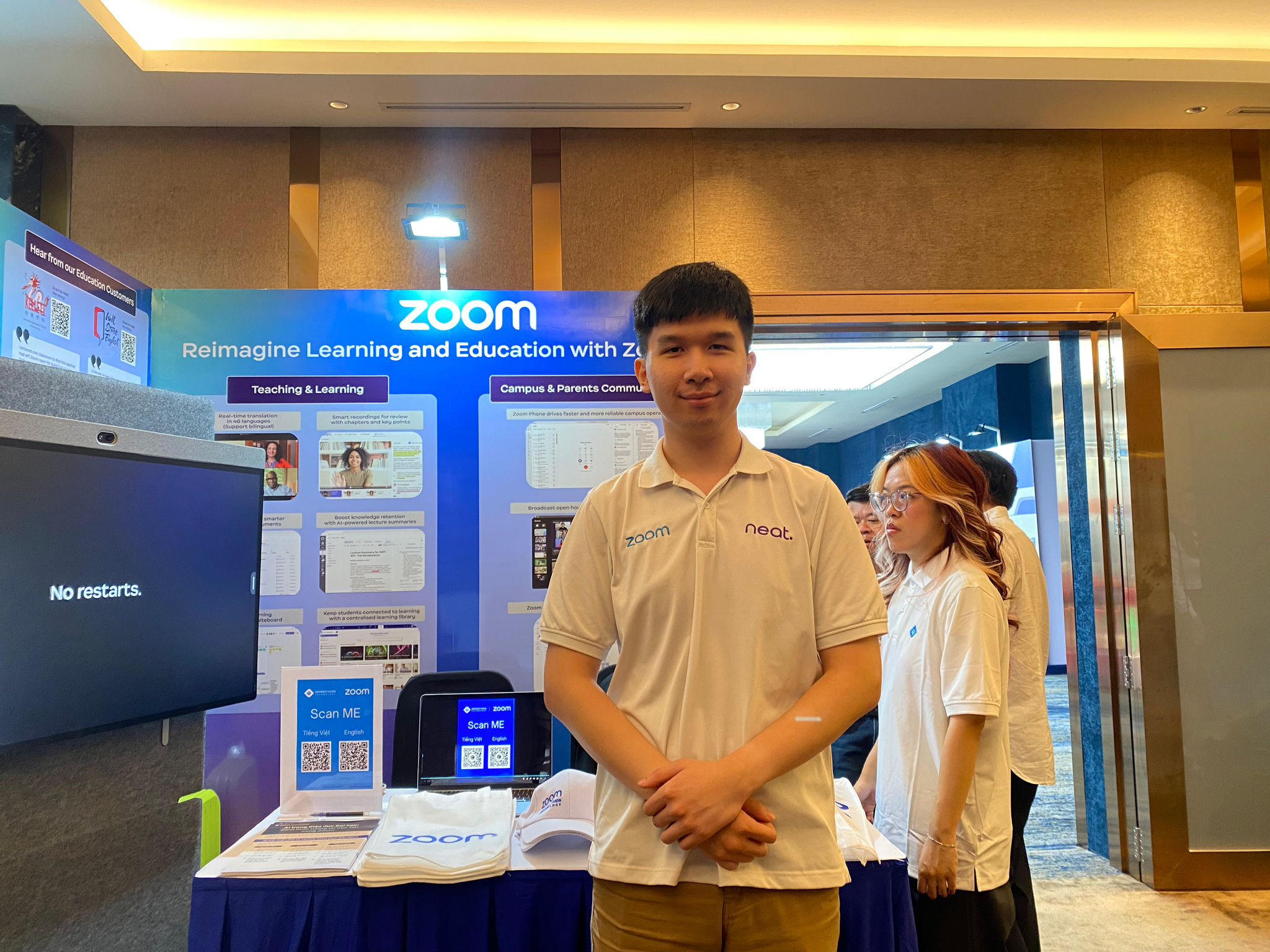 Đức Anh, nhân viên hỗ trợ kĩ thuật tại AVITEC