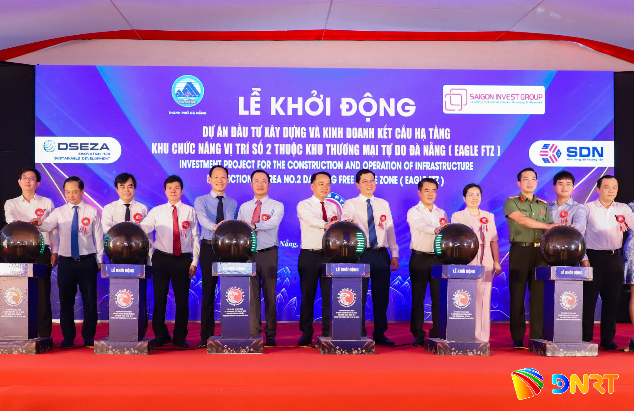 Đà Nẵng khởi công vị trí số 2 thuộc Khu thương mại tự do. Ảnh: NGỌC PHÚ