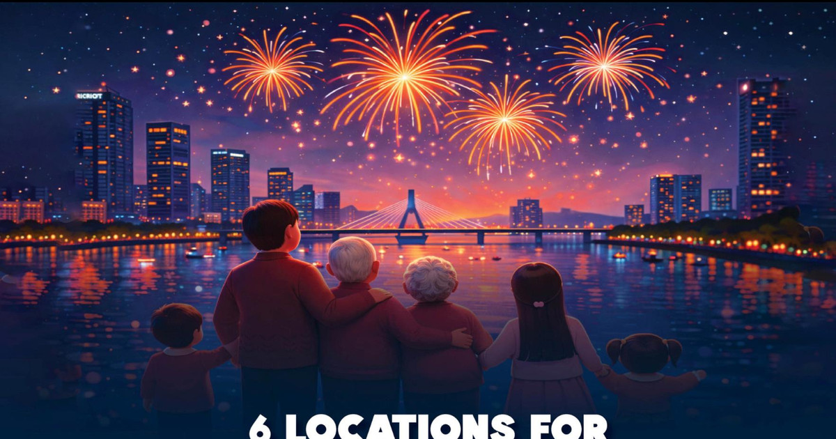 [Infographic] 6 locations for Lunar New Year fireworks displays in Da Nang