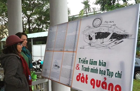 Hội nghị cộng tác viên và triển lãm bìa, tranh minh họa Tạp chí Đất Quảng