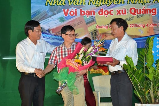 Nhà văn Nguyễn Nhật Ánh lần đầu giao lưu tại TP.Tam Kỳ