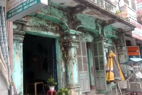 Tu bổ di tích trụ sở báo Tiếng Dân