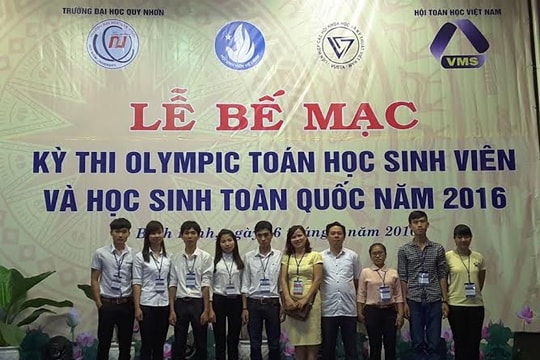 Sinh viên Đại học Quảng Nam đoạt giải nhất tại kỳ thi Olympic Toán sinh viên toàn quốc