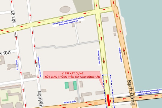 [Infographic] Phương án phân luồng thi công nút giao thông phía tây cầu Sông Hàn