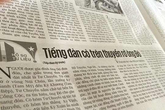 Tiếng đàn cò trên thuyền rớ ông Đô (Tiếp theo kỳ trước)