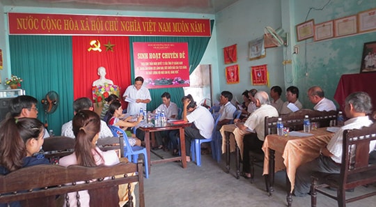 Nâng cao chất lượng sinh hoạt chi bộ ở Tam Kỳ: Cấp ủy các cấp cùng vào cuộc