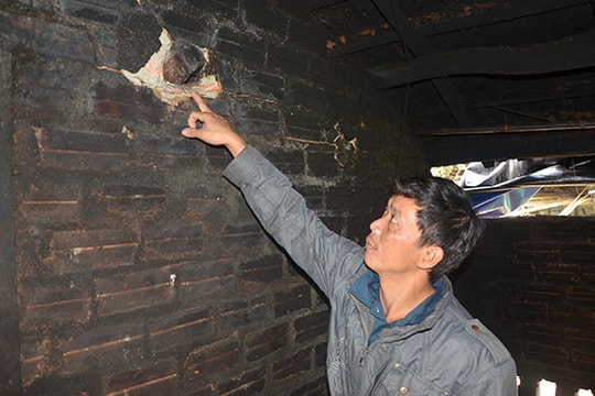 Thi công đường cao tốc qua xã Tam Đàn: Nhà bị nứt, kênh mương bị lấp