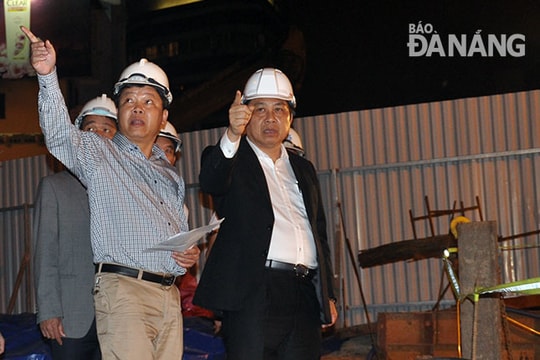 Phấn đấu hoàn thành công trình hầm chui phía tây cầu sông Hàn đúng dịp 29-3