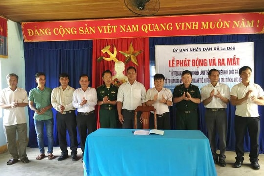 Nam Giang: Ra mắt các tổ tự quản bảo vệ chủ quyền lãnh thổ, an ninh biên giới