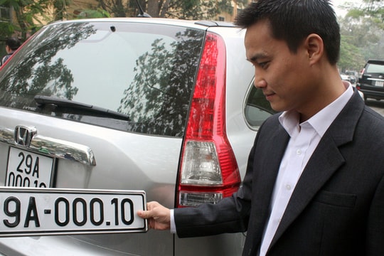 Thí điểm đấu giá biển số xe đẹp ở 5 thành phố lớn